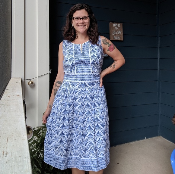 talbots cotton dresses